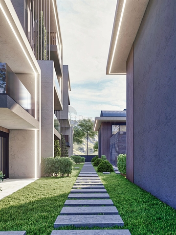 Виллы планировки 3+1 и 5+2 в микрорайоне Гюзельюрт - Анталия 