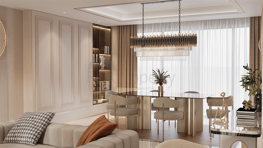 Виллы планировки 3+1 и 5+2 в микрорайоне Гюзельюрт - Анталия 