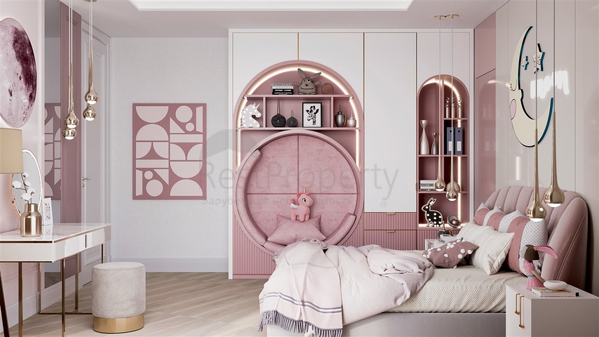 Виллы планировки 3+1 и 5+2 в микрорайоне Гюзельюрт - Анталия 