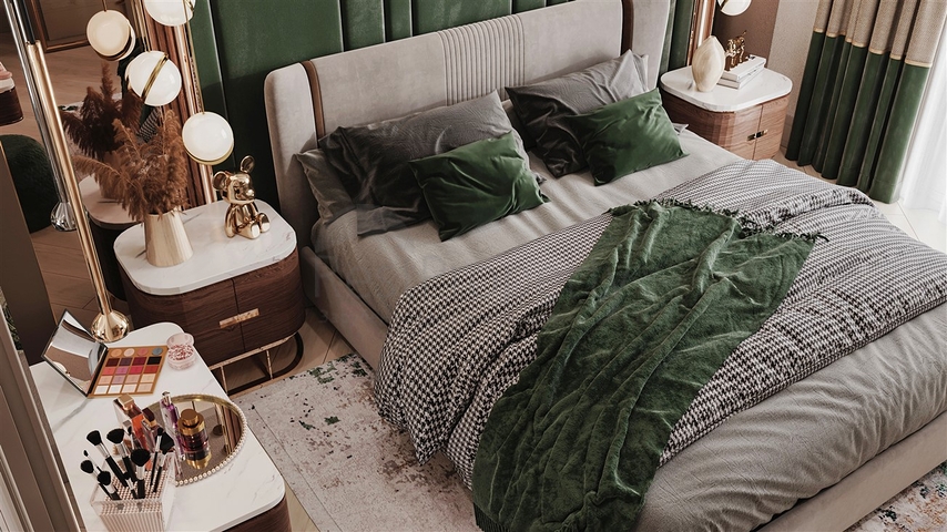 Виллы планировки 3+1 и 5+2 в микрорайоне Гюзельюрт - Анталия 