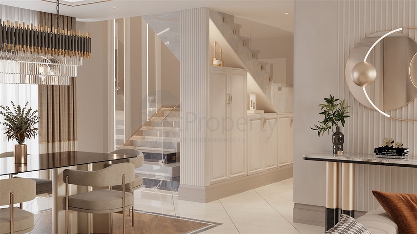 Виллы планировки 3+1 и 5+2 в микрорайоне Гюзельюрт - Анталия 