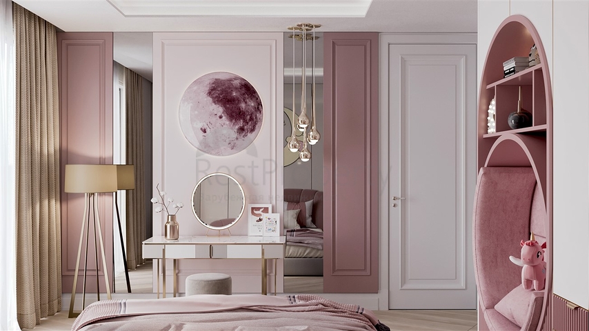 Виллы планировки 3+1 и 5+2 в микрорайоне Гюзельюрт - Анталия 