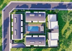 Виллы планировки 3+1 и 5+2 в микрорайоне Гюзельюрт - Анталия 