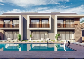 Виллы планировки 3+1 и 5+2 в микрорайоне Гюзельюрт - Анталия 