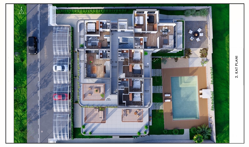 Инвестиционный проект в микрорайоне Гюзельюрт - Анталия 