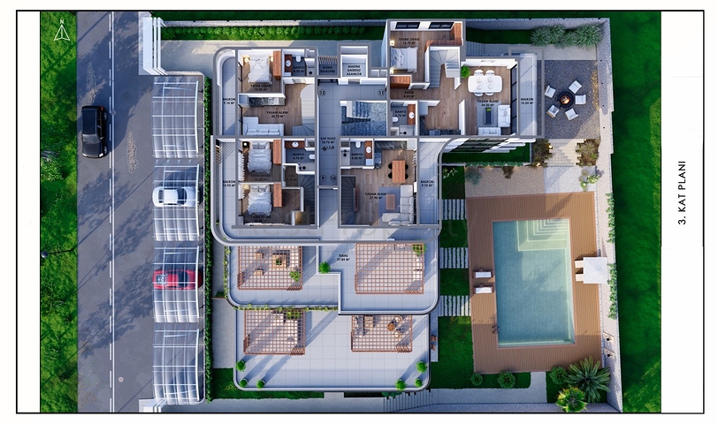 Инвестиционный проект в микрорайоне Гюзельюрт - Анталия 