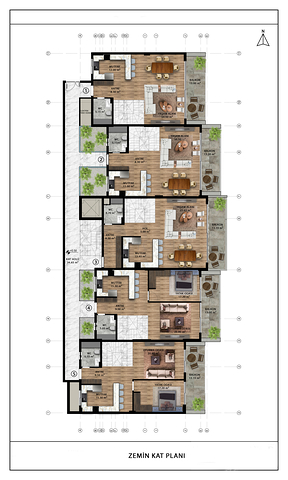 Инвестиционный проект в микрорайоне Гюзельюрт - Анталия 