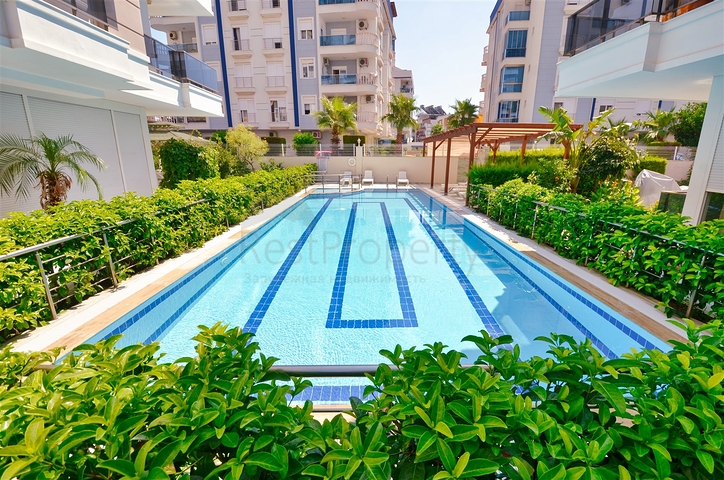 Квартира планировки 2+1 в микрорайоне Хурма - Анталия 