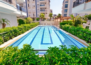 Квартира планировки 2+1 в микрорайоне Хурма - Анталия 