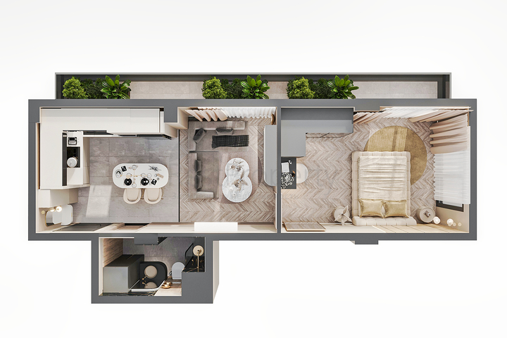 Инвестиционный проект в микрорайоне Генчлик - Анталия 