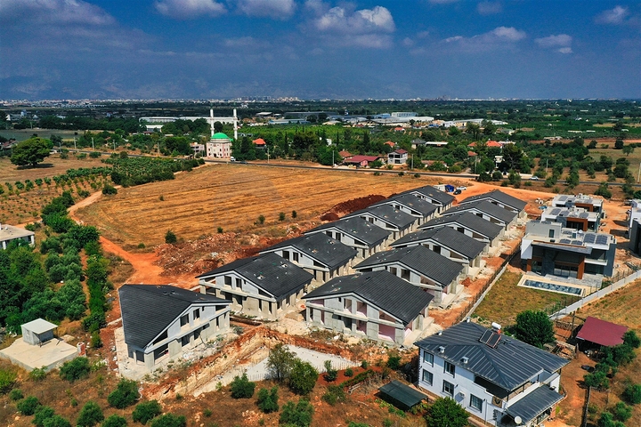 Вилла планировки 4+1 в районе Дошемеалты - Анталия 