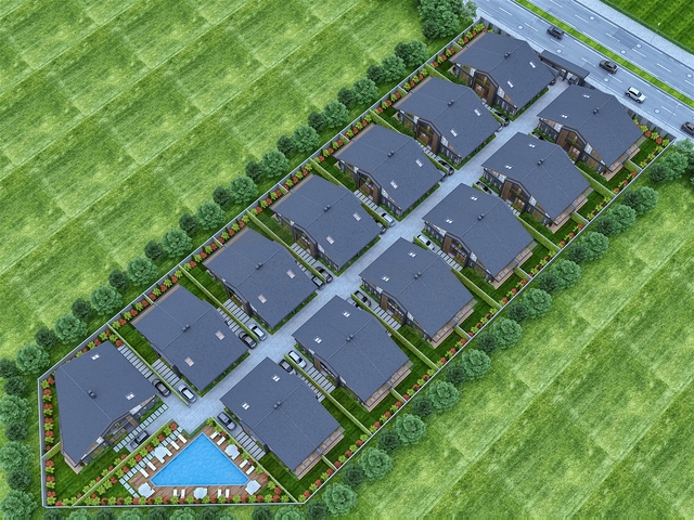 Вилла планировки 4+1 в районе Дошемеалты - Анталия 