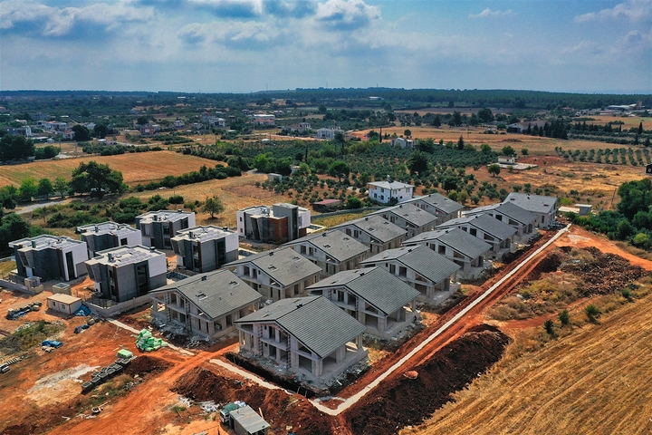 Вилла планировки 4+1 в районе Дошемеалты - Анталия 