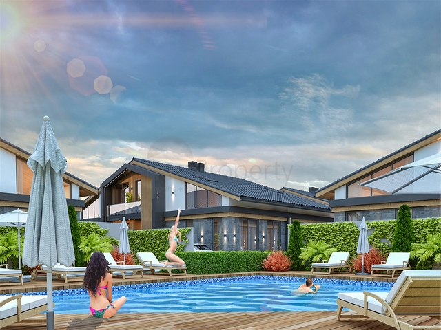 Вилла планировки 4+1 в районе Дошемеалты - Анталия 