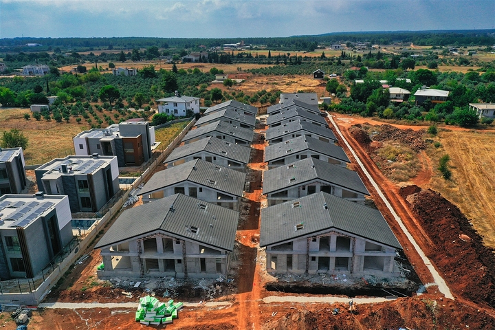 Вилла планировки 4+1 в районе Дошемеалты - Анталия 