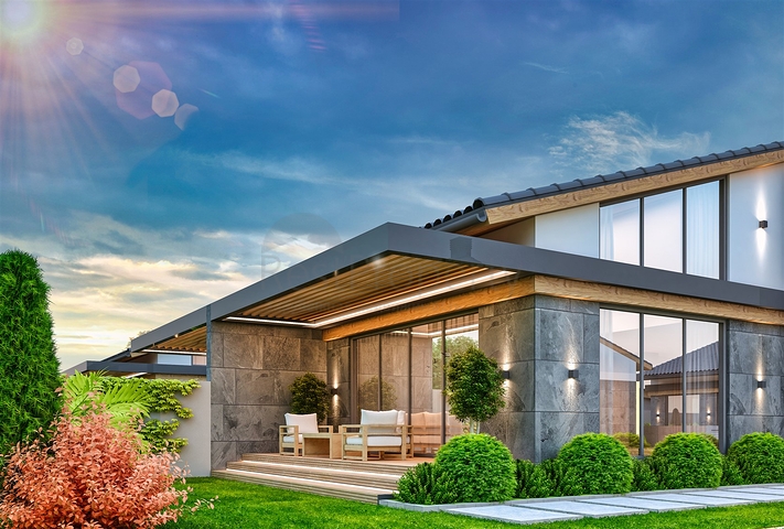 Вилла планировки 4+1 в районе Дошемеалты - Анталия 