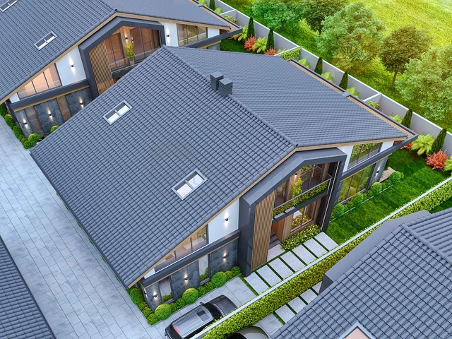 Вилла планировки 4+1 в районе Дошемеалты - Анталия 