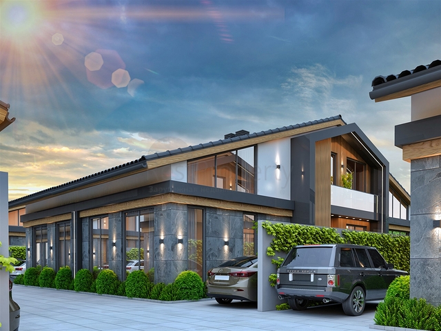 Вилла планировки 4+1 в районе Дошемеалты - Анталия 