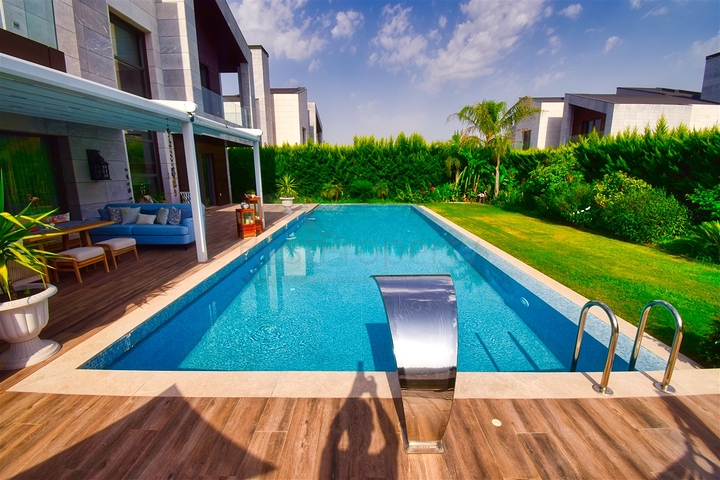 Вилла планировки 6+1 в микрорайоне Алтынкале - Анталия 