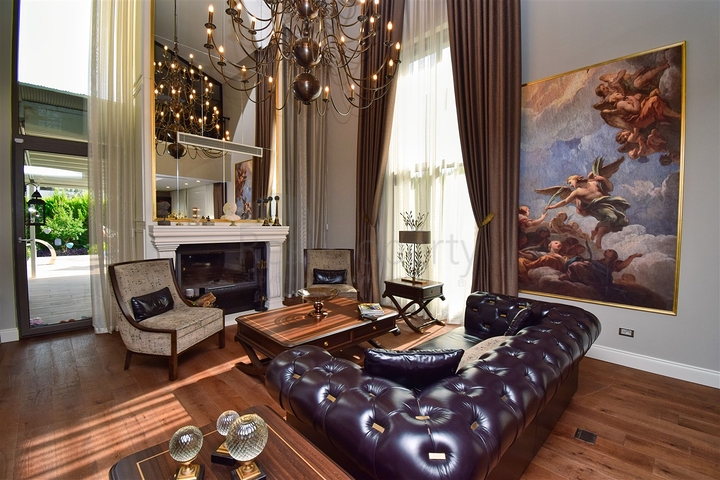 Вилла планировки 6+1 в микрорайоне Алтынкале - Анталия 