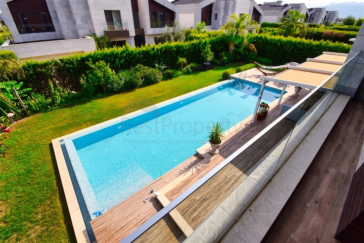 Вилла планировки 6+1 в микрорайоне Алтынкале - Анталия 