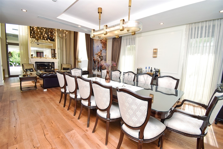 Вилла планировки 6+1 в микрорайоне Алтынкале - Анталия 