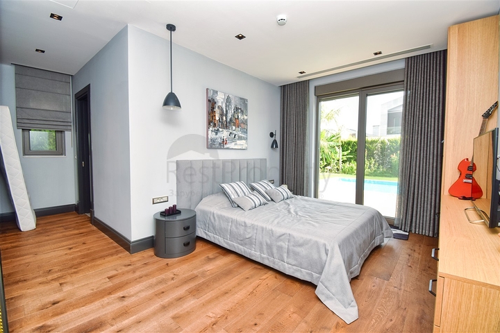 Вилла планировки 6+1 в микрорайоне Алтынкале - Анталия 