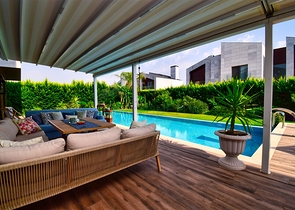 Вилла планировки 6+1 в микрорайоне Алтынкале - Анталия 