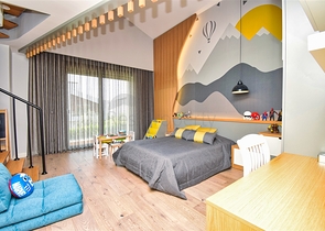 Вилла планировки 6+1 в микрорайоне Алтынкале - Анталия 