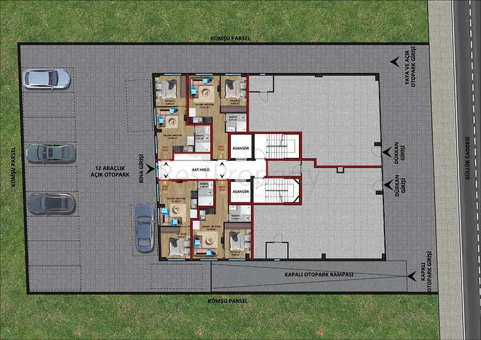 Инвестиционный проект в центре города Анталия 