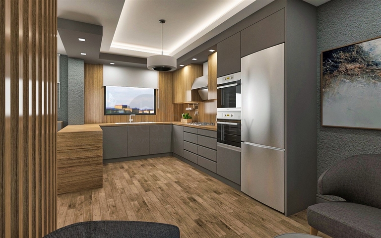 Виллы планировки 3+1 в районе Алтынташ - Анталия 