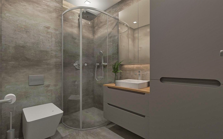 Виллы планировки 3+1 в районе Алтынташ - Анталия 