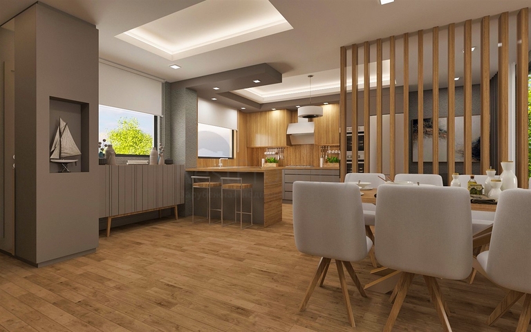 Виллы планировки 3+1 в районе Алтынташ - Анталия 