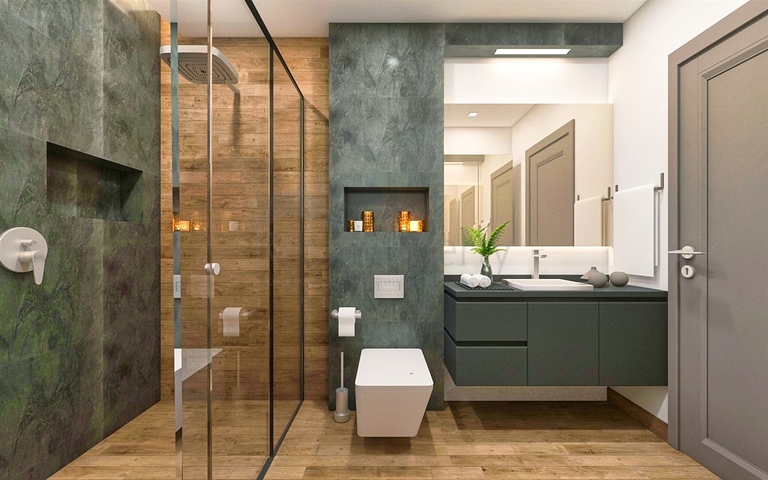 Виллы планировки 3+1 в районе Алтынташ - Анталия 