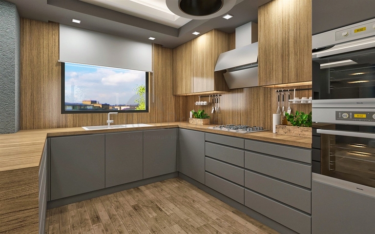 Виллы планировки 3+1 в районе Алтынташ - Анталия 