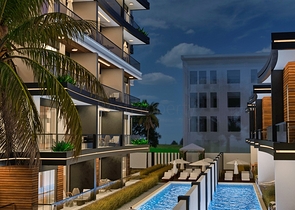 Виллы планировки 3+1 в районе Алтынташ - Анталия 