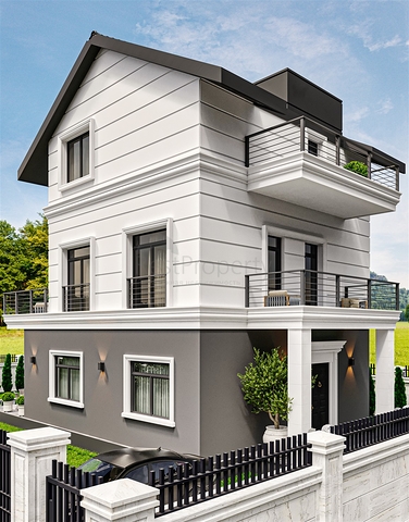 Вилла планировки 4+1 в районе Белек - Анталия 