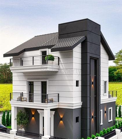 Вилла планировки 4+1 в районе Белек - Анталия 