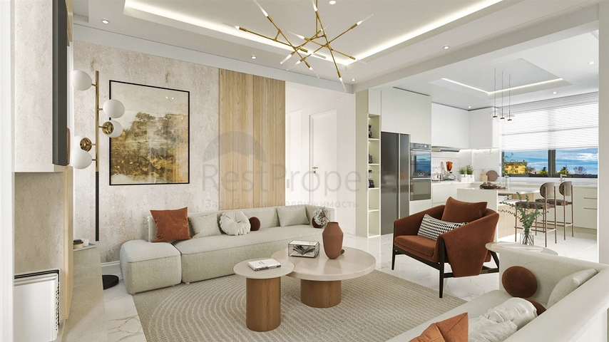 Вилла планировки 4+1 в районе Белек - Анталия 