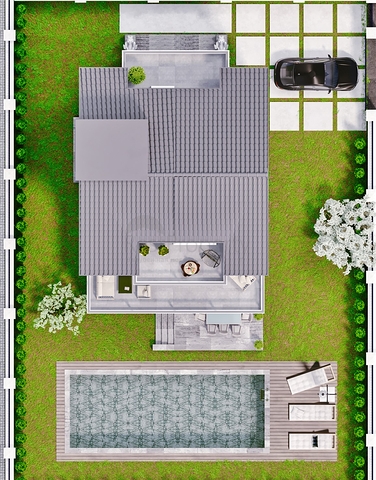 Вилла планировки 4+1 в районе Белек - Анталия 