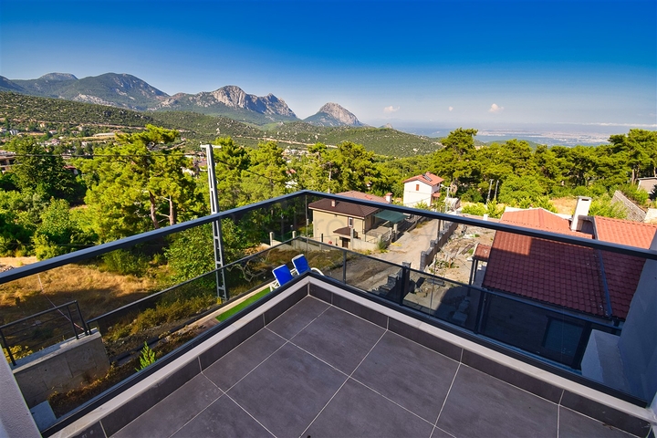 Вилла планировки 3+2 в микрорайоне Геикбаир - Анталия 