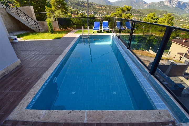 Вилла планировки 3+2 в микрорайоне Геикбаир - Анталия 