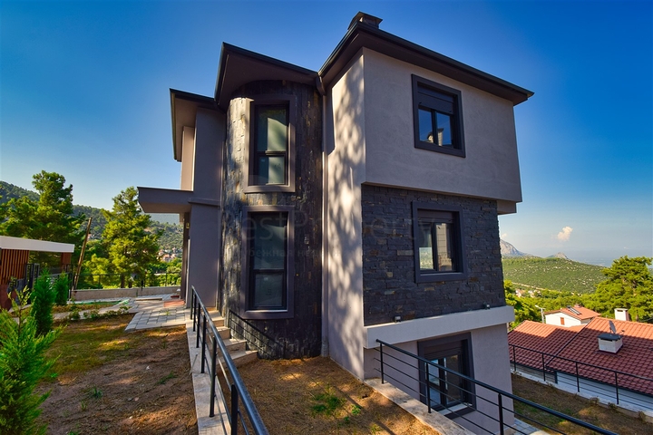 Вилла планировки 3+2 в микрорайоне Геикбаир - Анталия 