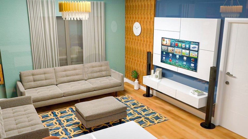 Квартиры планировки 1+1  2+1 в микрорайоне Эрменек - Анталия 