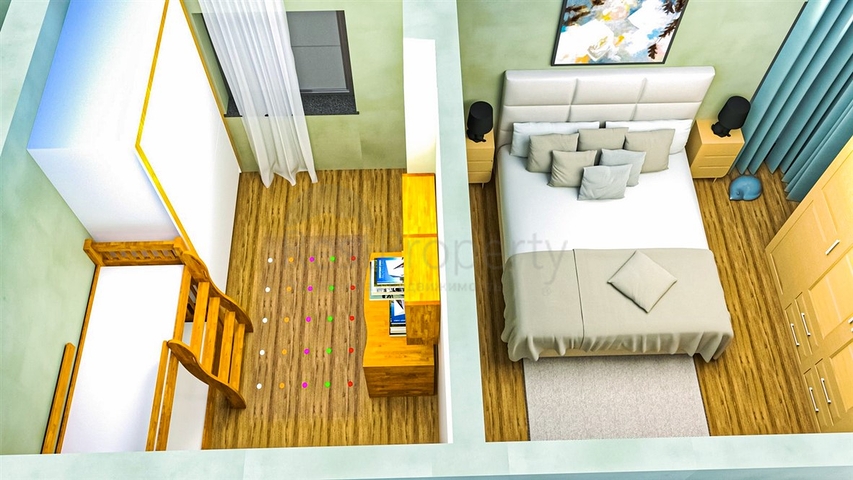 Квартиры планировки 1+1  2+1 в микрорайоне Эрменек - Анталия 