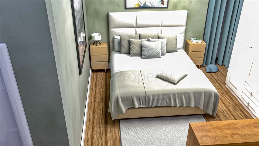 Квартиры планировки 1+1  2+1 в микрорайоне Эрменек - Анталия 