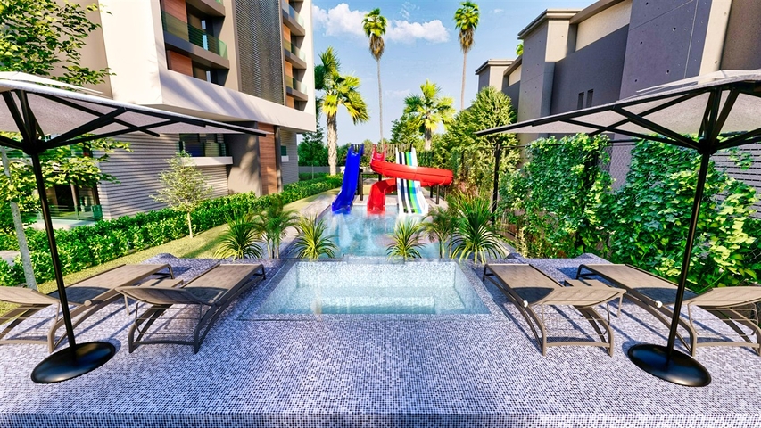 Квартиры планировки 2+1 в микрорайоне Арапсую - Анталия 