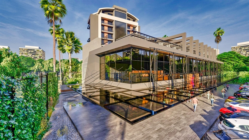 Квартиры планировки 2+1 в микрорайоне Арапсую - Анталия 