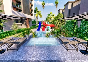 Квартиры планировки 2+1 в микрорайоне Арапсую - Анталия 