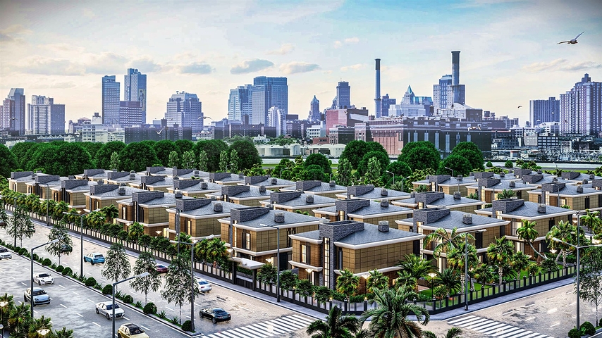 Инвестиционный проект виллы в микрорайоне Эрменек - Анталия 